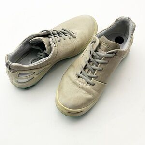 ECCO Leather Golf Cage Pro Gore Tex GTX Spikeless Extra Wide Golf Shoes 7/7.5